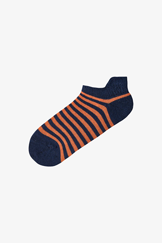 Mavi Erkek Çocuk Royal Stripes 4'lü Tab Patik Çorap - 3