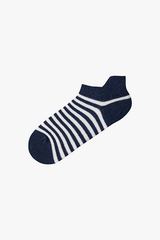 Mavi Erkek Çocuk Royal Stripes 4'lü Tab Patik Çorap - 4