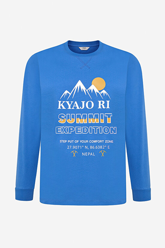 Mountain Çok Renkli Pantolon Pijama Takımı - 7