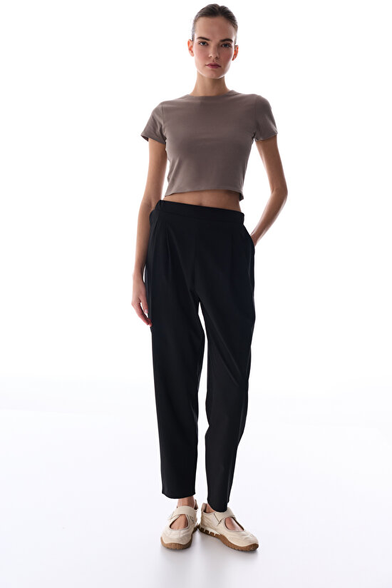 Gray Clean Neck T Shirt - 4