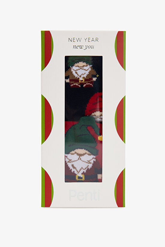 Erkek Ny Dwarf  2li Soket Çorap - 4