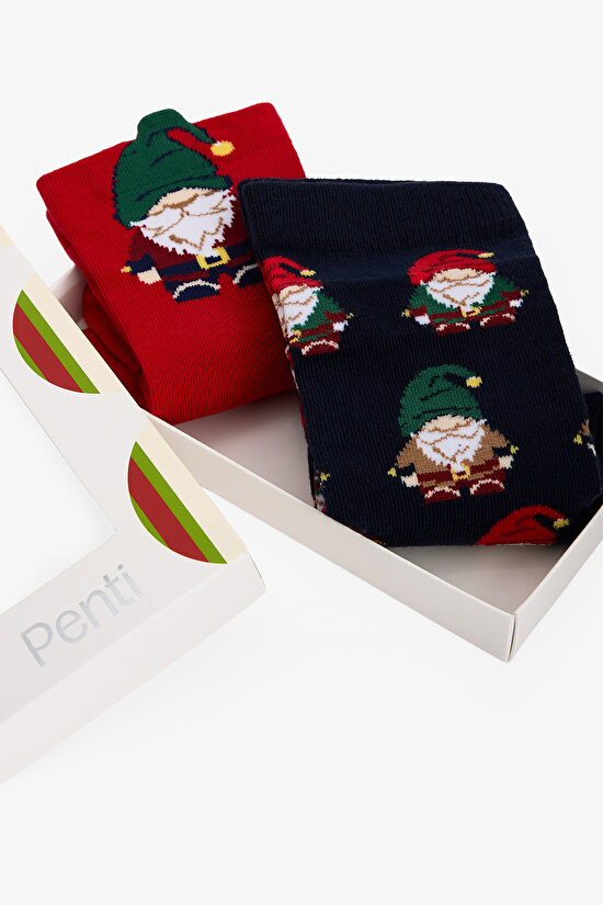 Erkek Ny Dwarf  2li Soket Çorap - 5