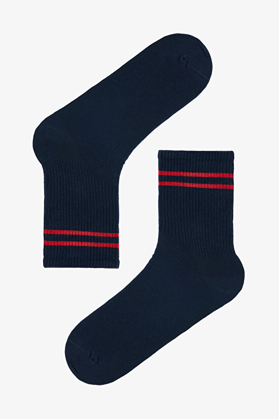 Çok Renkli Erkek Ski 2li Soket Çorap - 2