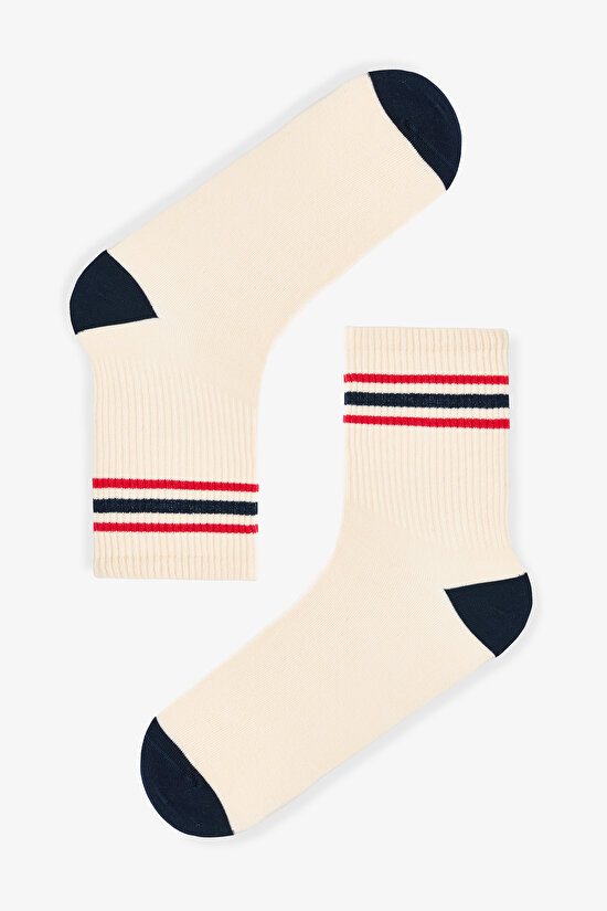 Çok Renkli Erkek Ski 2li Soket Çorap - 3