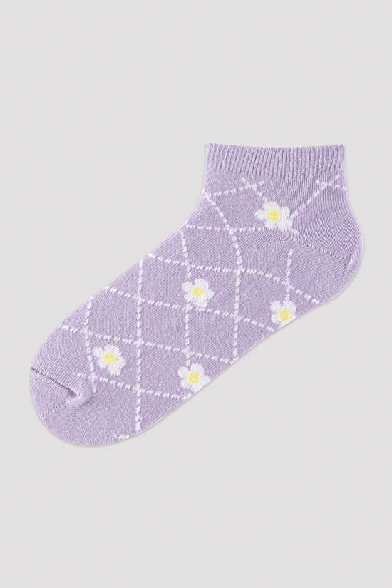 Girls Butterfly 3in1 Liner Socks - 3