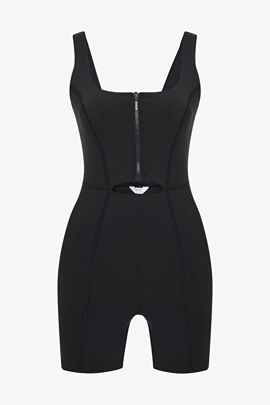 Short Black Jumpsuit - 10