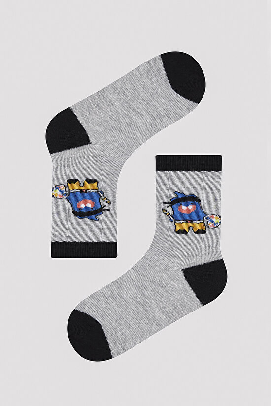 Erkek Çocuk Monster Modes 4 lü Soket Çorap - 2