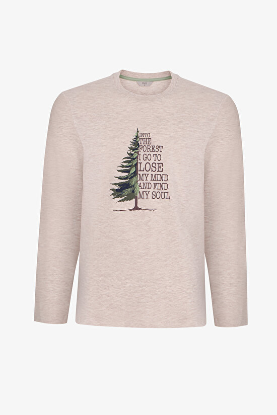 Erkek Pine Forest Ekoseli Pantolon Uzun Kollu Pijama Takımı - 2