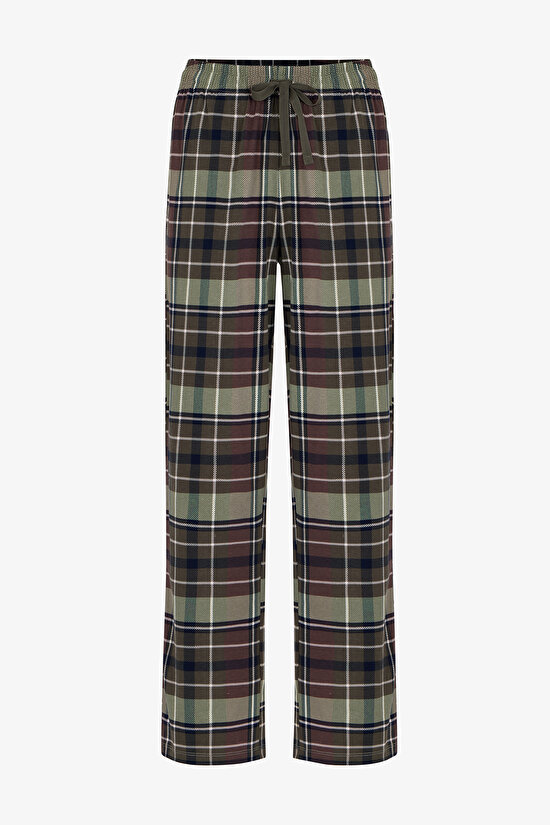 Erkek Pine Forest Ekoseli Pantolon Uzun Kollu Pijama Takımı - 3