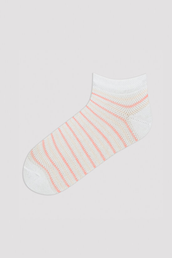 Mix Smiley 3lü Patik Çorap - 3