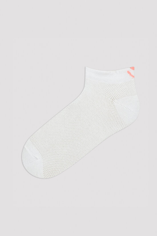 Mix Smiley 3lü Patik Çorap - 4