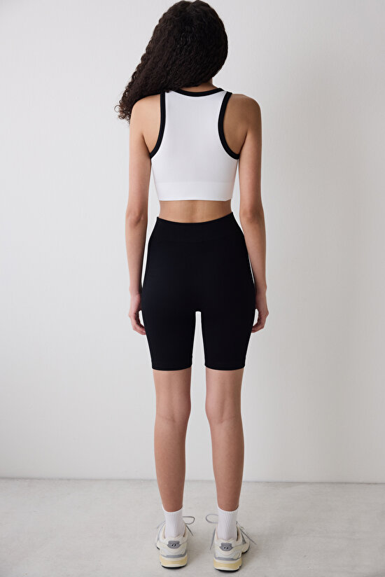 Kırık Beyaz Dikişsiz Seamless Üst - 5