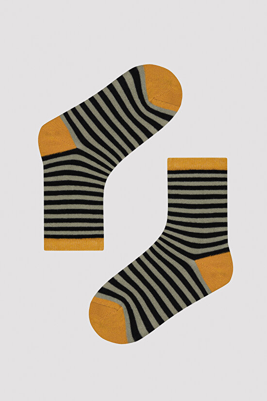 Erkek Çocuk Space 3 lü Çok Renkli Soket Çorap - 3