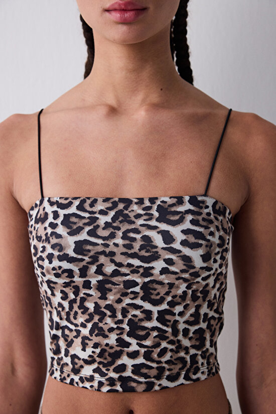 Multi Color Crop Printed Top - 3