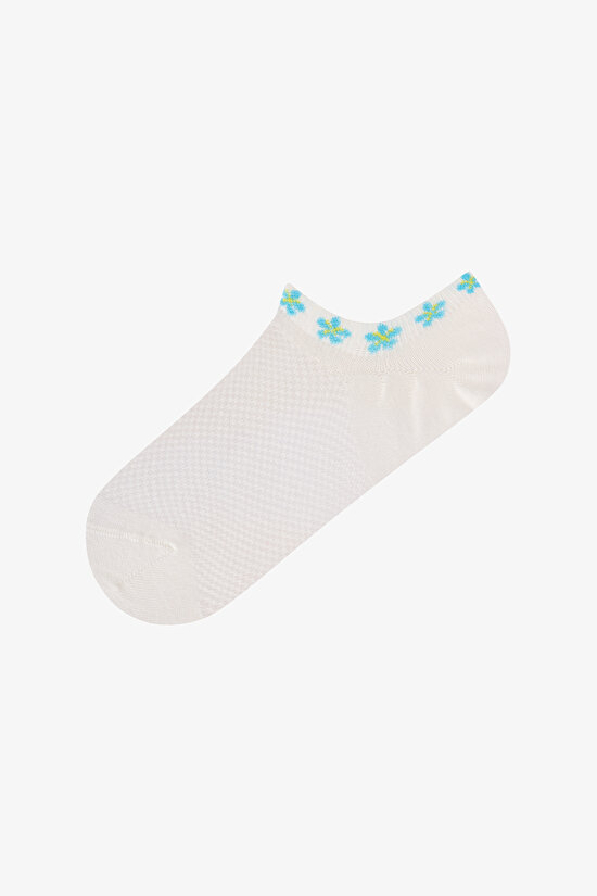 Floral Ankle 2in1 Sneaker Socks - 2