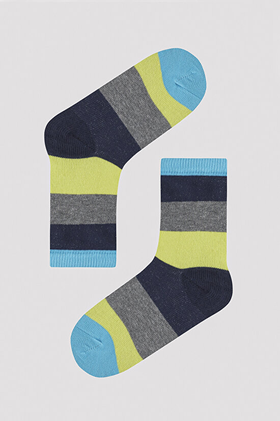 Boy Colourful Lines Detailed 4in1 Socket - 5