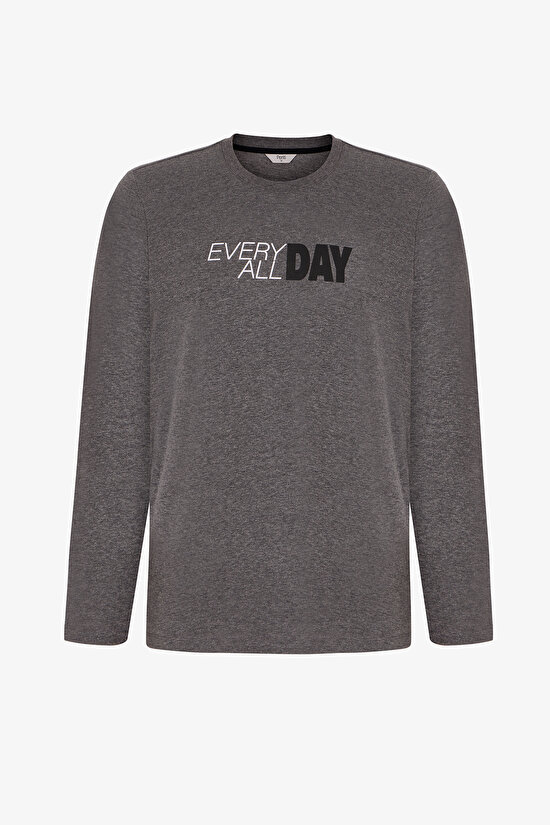 Erkek All Day Ekoseli Pantolon Uzun Kollu Pijama Takımı - 2