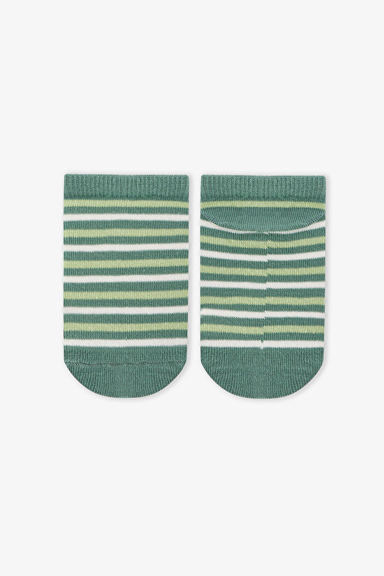 Renkli Erkek Çocuk Sleepasaurus 3'lü Patik Çorap - 8