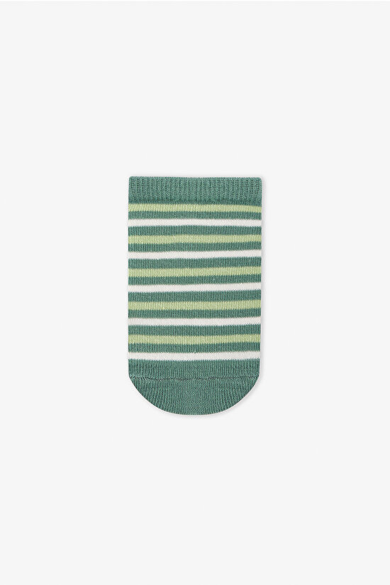 Renkli Erkek Çocuk Sleepasaurus 3'lü Patik Çorap - 9