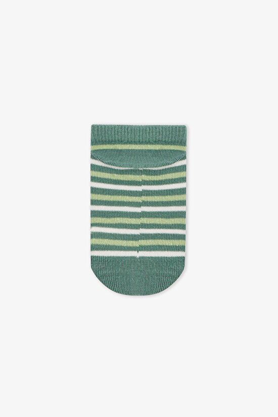 Renkli Erkek Çocuk Sleepasaurus 3'lü Patik Çorap - 10