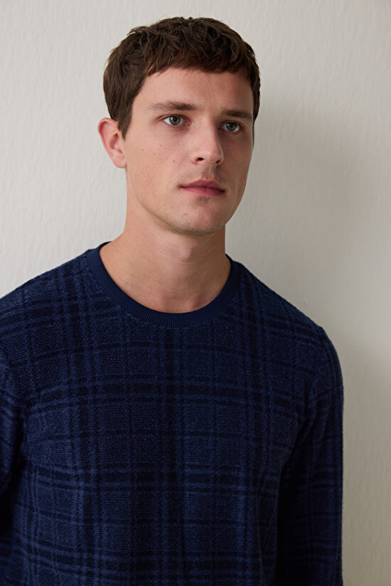 Erkek Ekoseli Oversize Pamuklu Pijama Takımı - 4