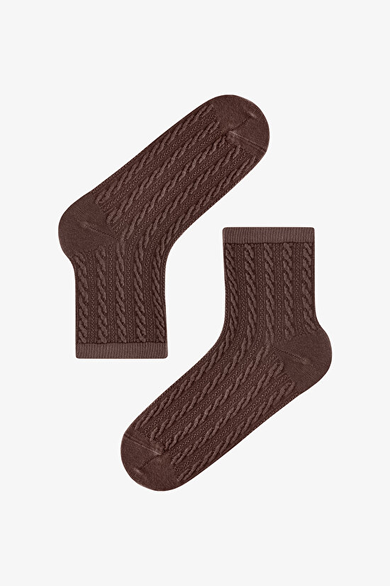 Geometric Jacquard 5in1 Socket Socks - 2