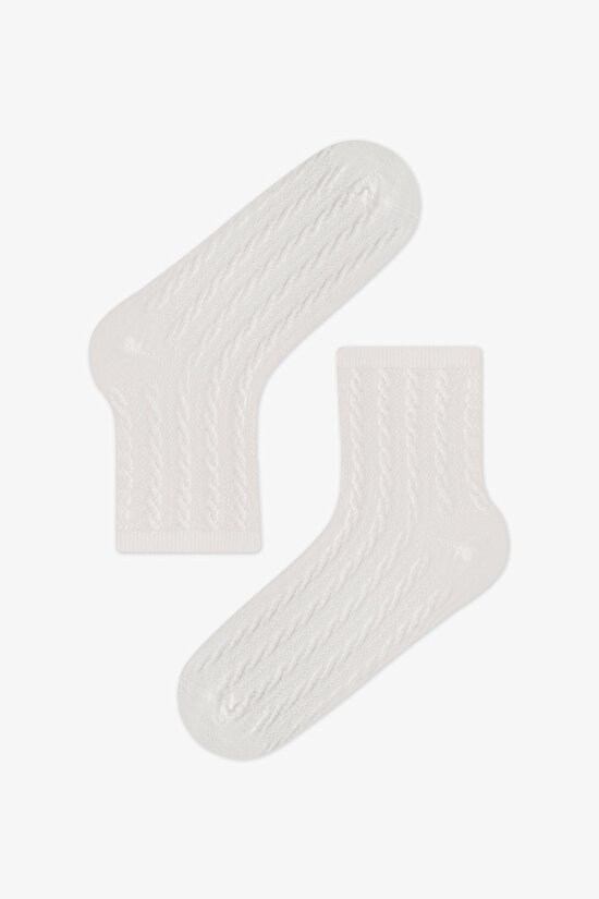 Geometric Jacquard 5in1 Socket Socks - 3
