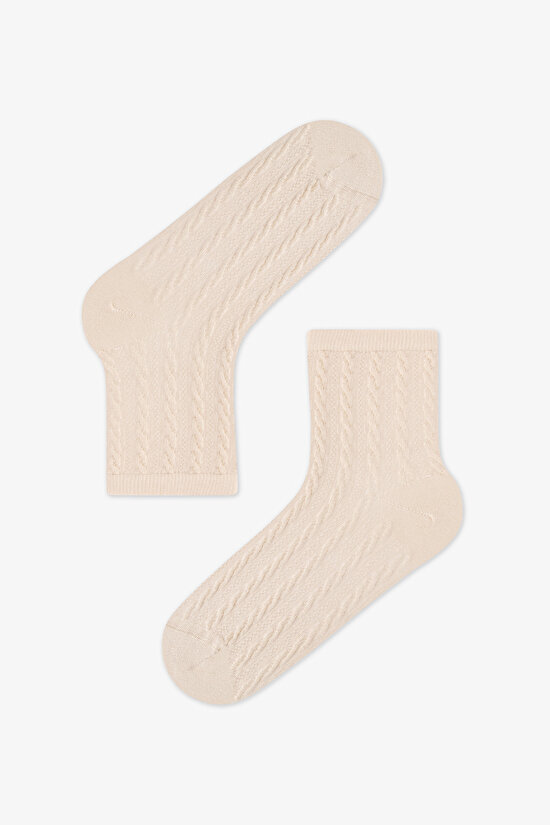 Geometric Jacquard 5in1 Socket Socks - 5