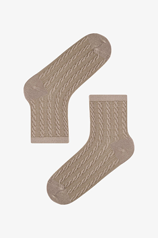 Geometric Jacquard 5in1 Socket Socks - 6