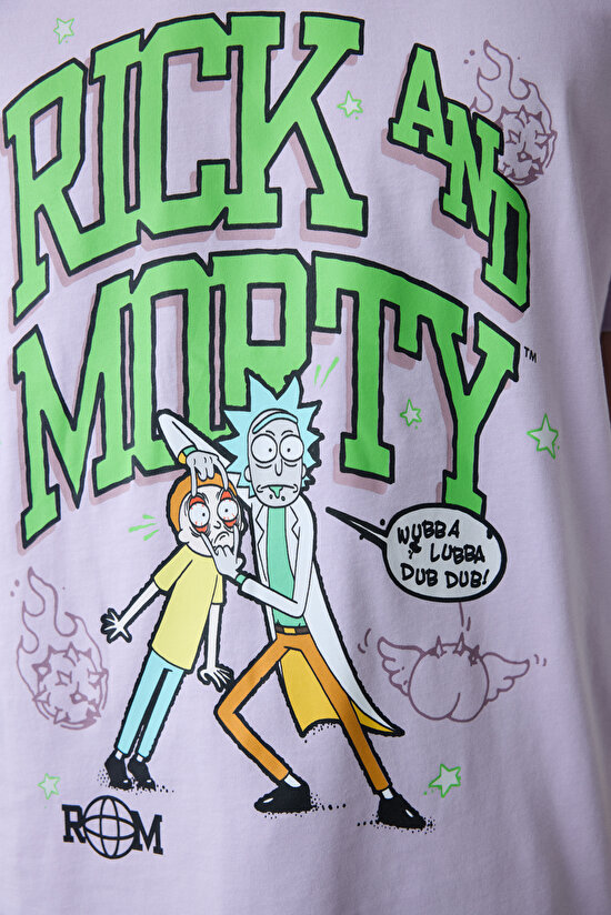 Rick and Morty Multi Colour Short PJ Set - 4