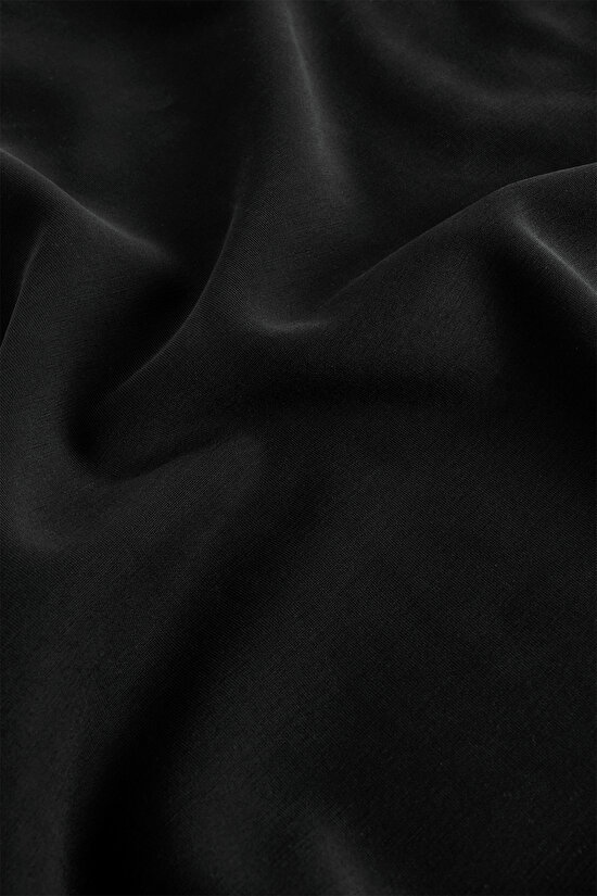 Black Turtleneck Modal Long Sleeve Top - 9