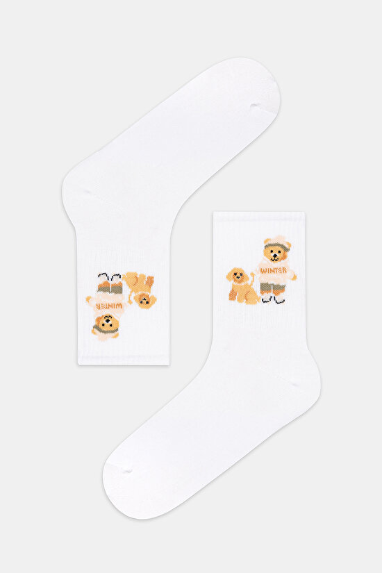 Bear Winter Tennis Socket Socks - 1