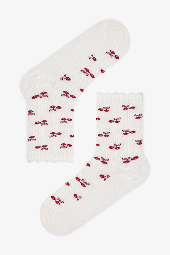 Cherry Bear 3'lü Soket Çorap - 3