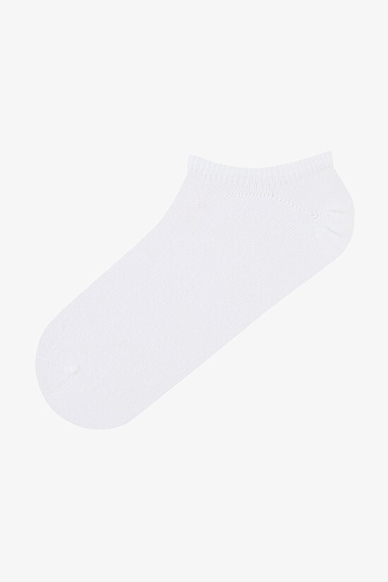 3 Çift Pamuklu Leopar Desenli Burun Dikişsiz Sneaker Çorap - 3