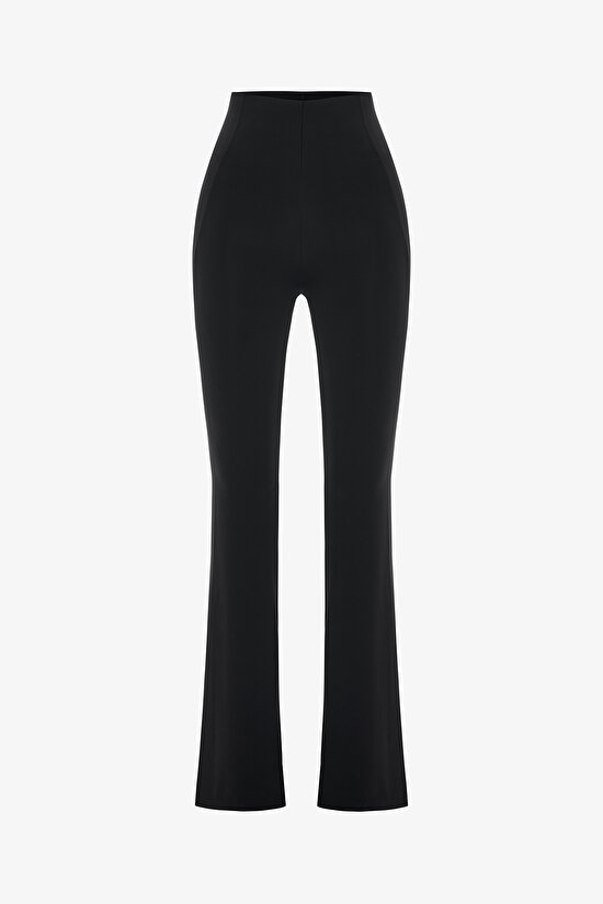 Black High Support Shaping Flare Pants - 9
