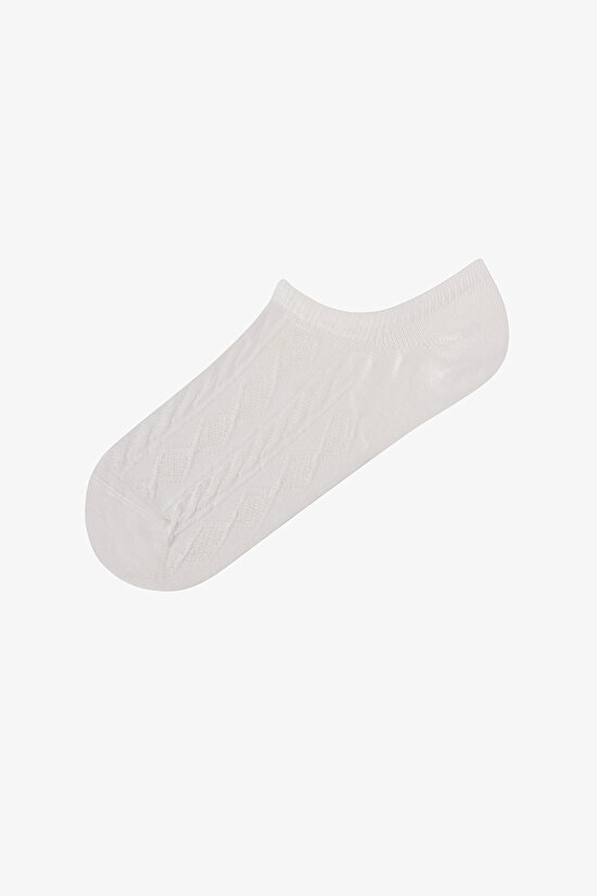 Diamond Jacquard 3lü Sneaker Çorabı - 2
