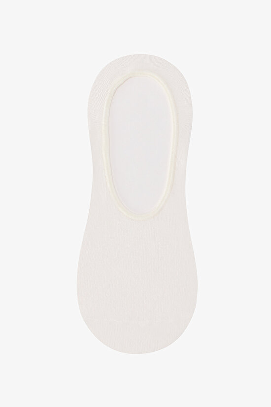 3 Çift Pamuklu Çiçek Desenli Babet Çorap - 4