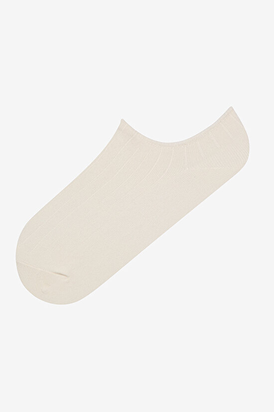 Ribbed Gri-Mint Sneaker Çorap - 3