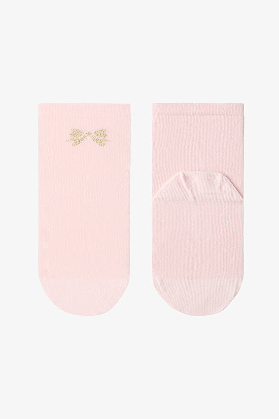 Mixed Color Girls Ballet Ballerina Patterned 4-Pack Cotton Socket Socks - 5