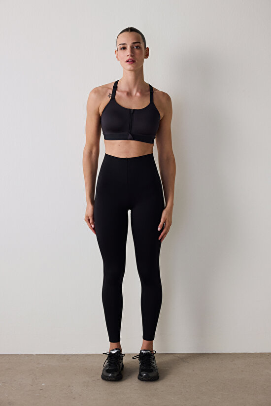 Black High Support Shaping High Waist Back Lock Leggings Black High Support Shaping High Waist Back Lock Leggings - 5