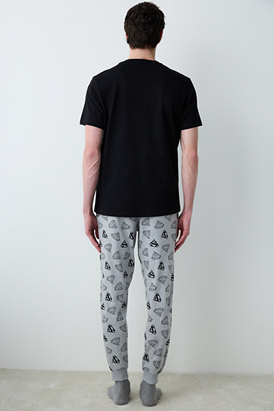 Superman Multi Colour Pant PJ Set - 5