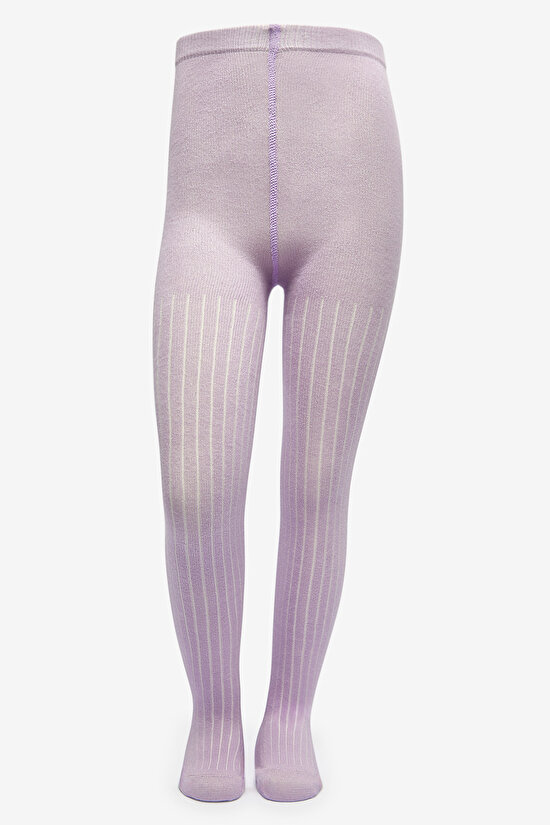 Pretty Rib Lilac  2in1 Tights - 5