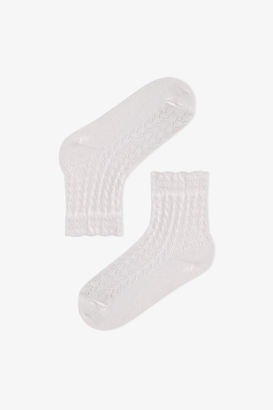 Kız Çocuk Angel Lace Pamuklu 2 Çift Soket Çorap - 2