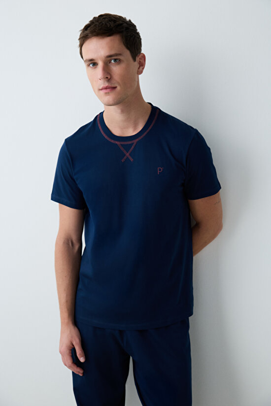 Navy Star Pijama Takımı - 3