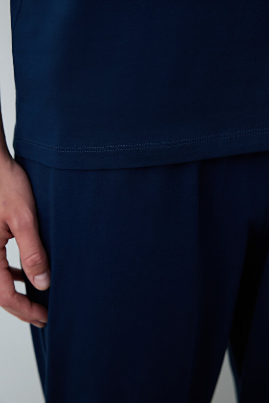 Navy Star Pijama Takımı - 5