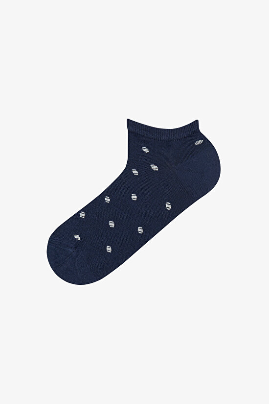 Erkek Renkli Dot Game 3'lü Patik Çorap - 2