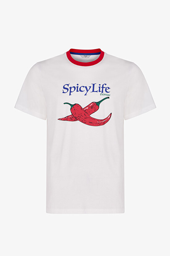 Man Colorful Spicy Life Shorts Pajama Set - 2