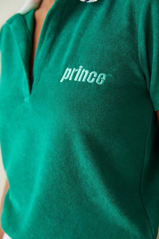Havlu Kumaş Yeşil Tişört - Prince Koleksiyonu - 3