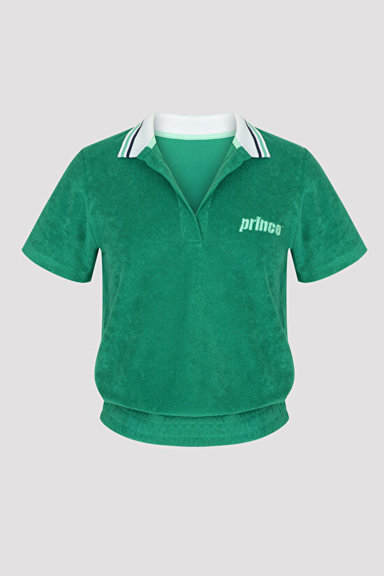 Havlu Kumaş Yeşil Tişört - Prince Koleksiyonu - 5