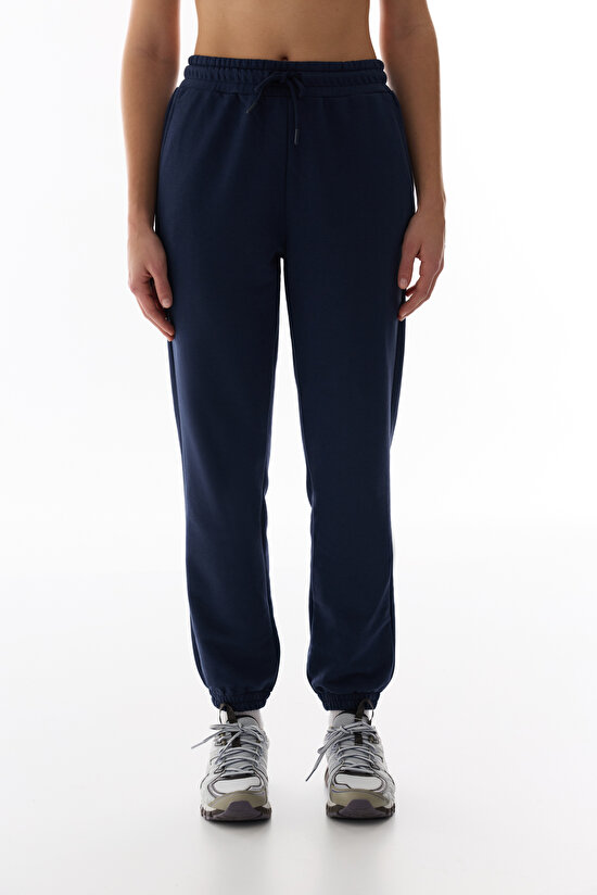 Navy High Waist Active Jogger Pants - 1
